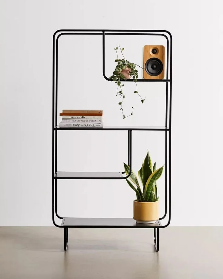 Modern Geometric Metal Display Shelf | Minimalistic Cupboard — photo 3