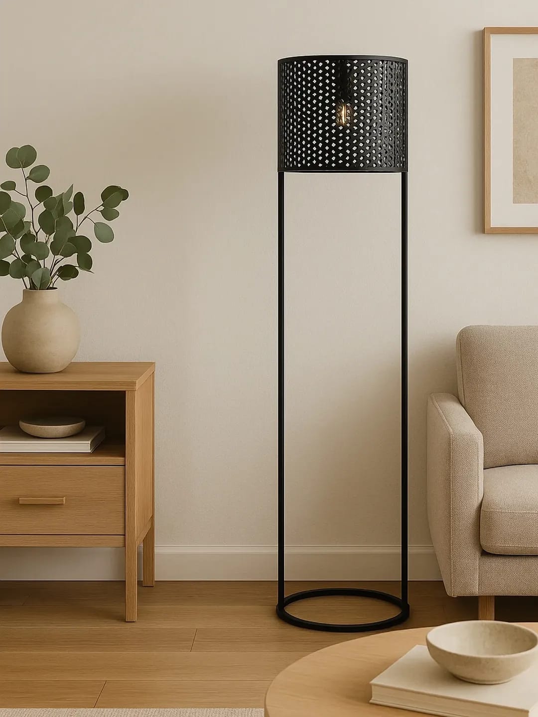 Moyo Floor lamp with Metal Shade